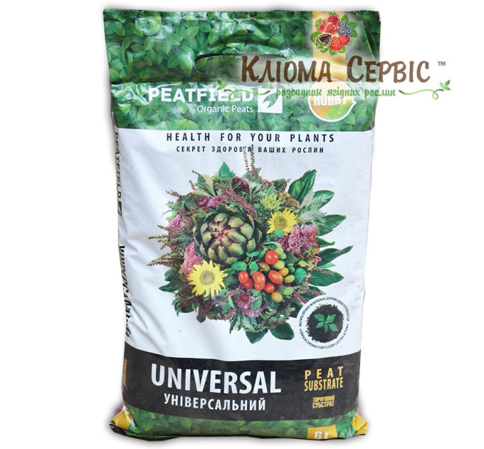 Торфяной субстрат «Универсальный» 6 л, PEATFIELD