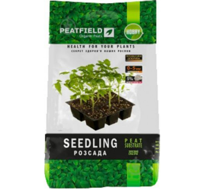 Торфяной субстрат «Для рассады» 20 л, PEATFIELD