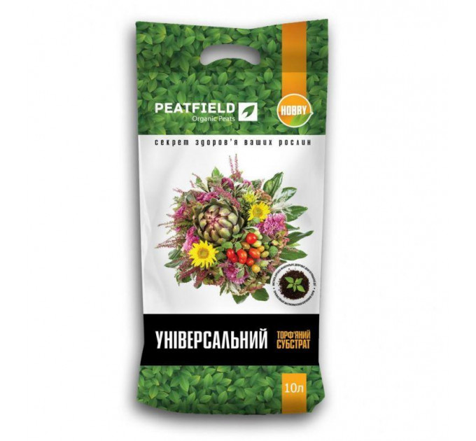 Торфяной субстрат «Универсальный» 10 л, PEATFIELD