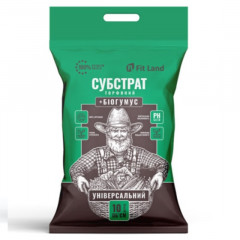 Субстрат торфяной с биогумусом Fit Land, 10 л