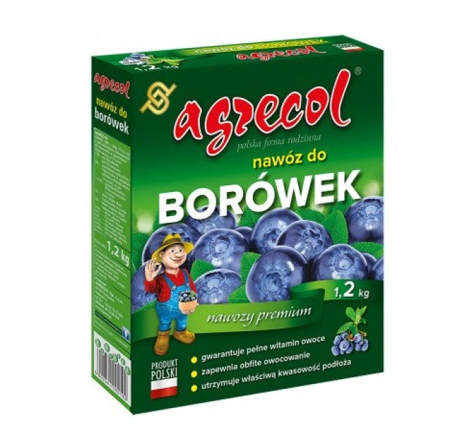 Добриво для чорниці та лохини Agrecol 13-5-5, 1.2 кг