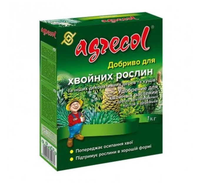 Добриво для хвойних рослин Agrecol 14-14-21, 1 кг