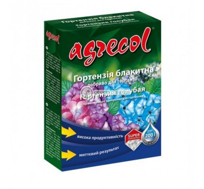 Добриво для гортензії блакитної Agrecol 7-0-12.5, 0.2 кг