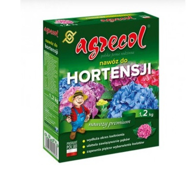 Добриво для гортензії Agrecol 12-6-20, 1.2 кг