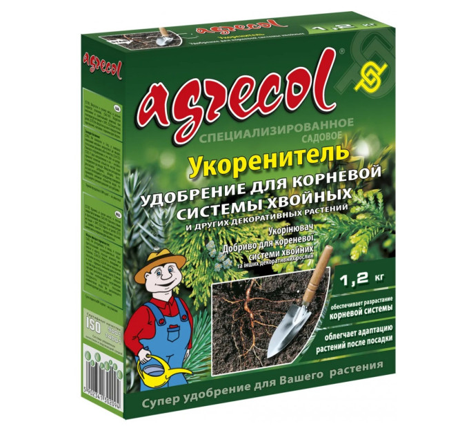 Добриво для кореневої системи хвойних Agrecol 7-21-7, 1.2 кг
