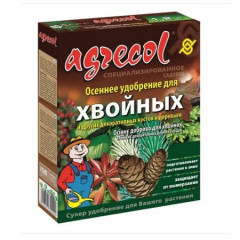 Добриво осіннє для хвойних рослин Agrecol 0-0-25 Mg12; S18, 1 кг