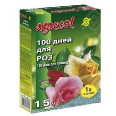 Добриво 100 днів для троянд Agrecol 13-12-16, 1.5 кг