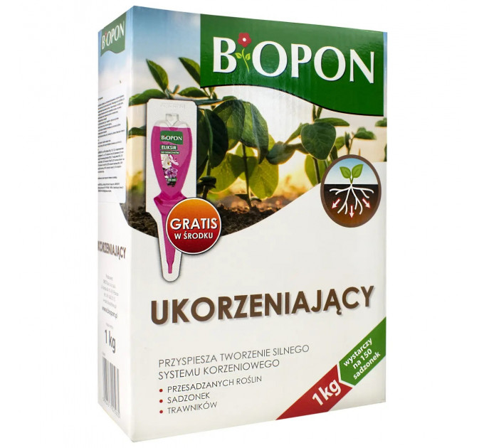 Добриво-укорінювач для рослин Biopon, 1 кг