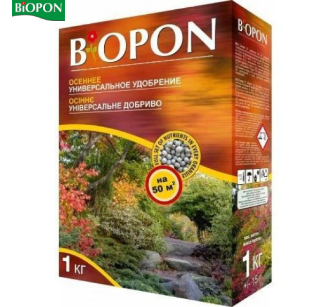 Удобрение Biopon осеннее многокомпонентное, 1 кг