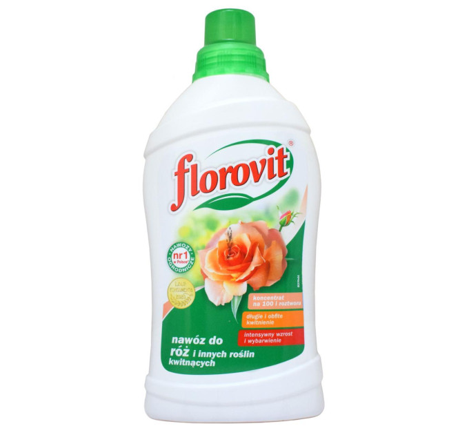 Удобрение Florovit для роз и других цветов, 1 л