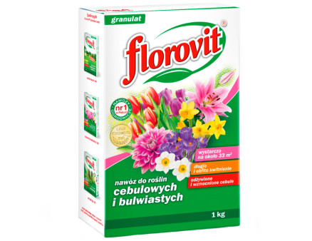 Удобрение Florovit для садовых и луковых цветов, 1 кг Удобрение Florovit для садовых и луковых цветов, 1 кг