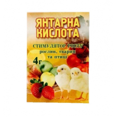 Янтарна кислота, уп. 4 р