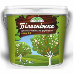 Садовая побелка "Белоснежка", 1.5 кг АгроСвит