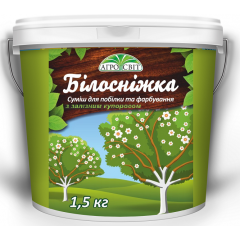 Садовая побелка "Белоснежка"+железный купорос, 1.5 кг АгроСвит