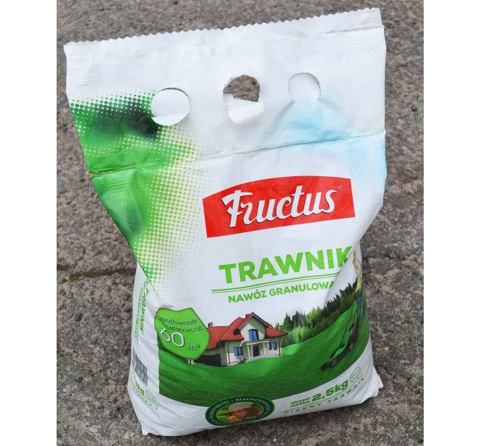 Добриво для газону Fructus Lawn, упаковка 2.5 кг