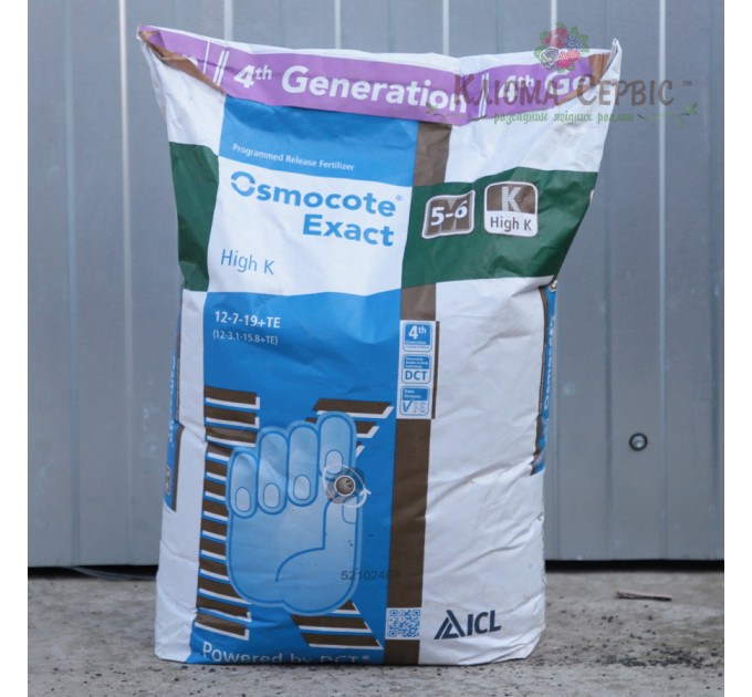 Osmocote High-K 5-6м 12+7+19+Te, МЕШОК 25 кг