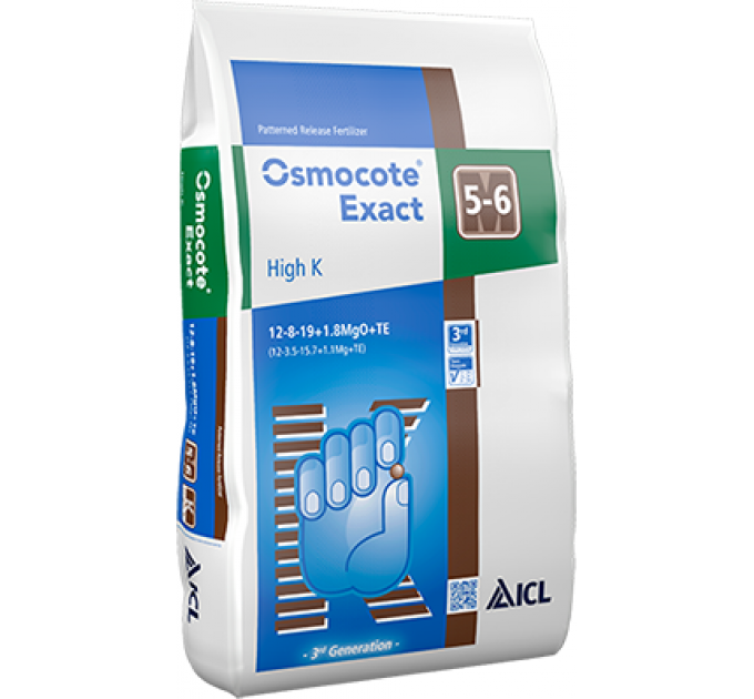 Osmocote High-K 5-6м 12+7+19+Te, МЕШОК 25 кг