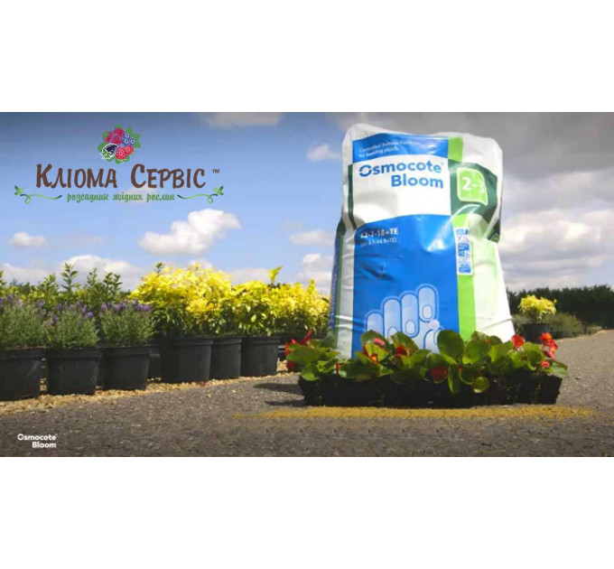 Osmocote Bloom 2-3m, 12+7+18+ Te мешок 25 кг