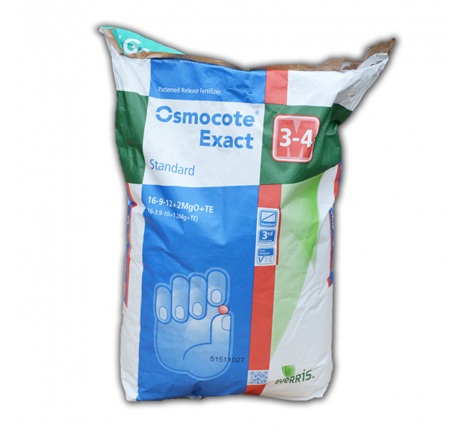 Osmocote Exact Standard 3-4м, 16+9+12+2Mg+Te мешок 25 кг