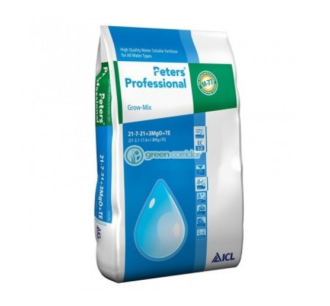Добриво Peters Professional Grow-Mix 21+7+21+TE, 15 кг для орхідей