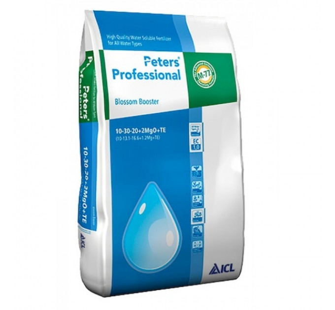 Добриво Peters Professional Blossom Booster 10+30+20+2MgO+TE, 15 кг Підсилювач цвітіння