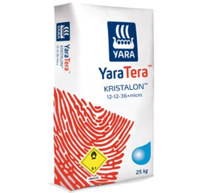 Удобрение YaraTera KRISTALON (12-12-36) уп.25 кг (красн.)