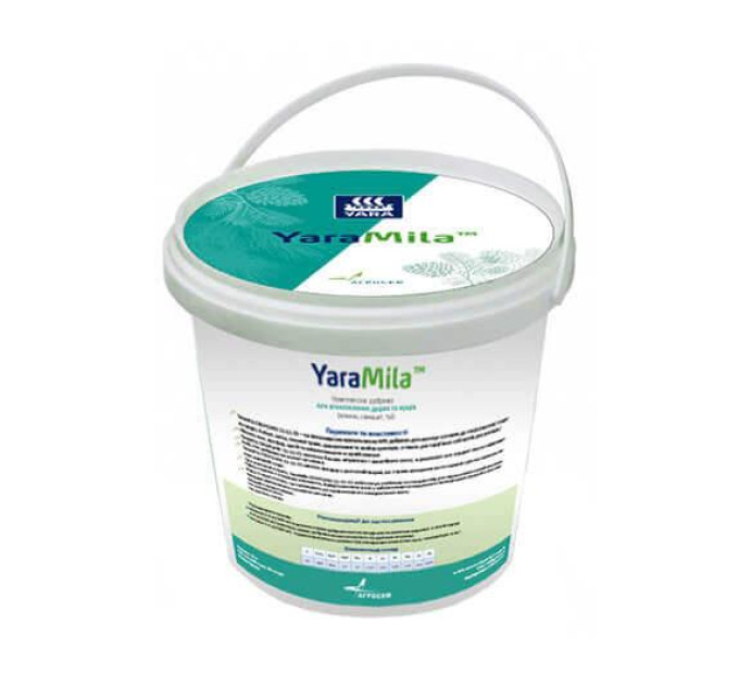 Добриво YaraMila для вічнозелених дерев та кущів, відро 10 кг, осінь
