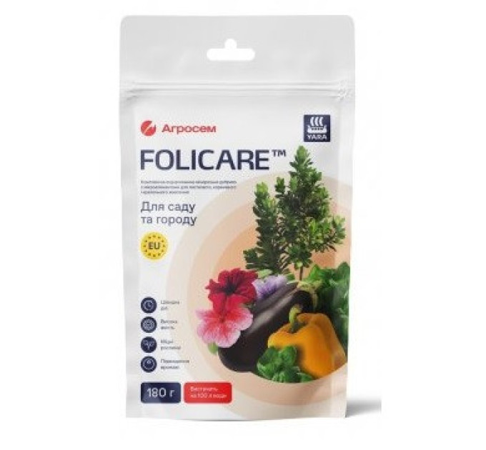 Удобрение Yara Folicare для сада и огорода 180 г