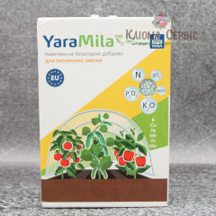 Удобрение YaraMila для тепличных овощей, коробка 1 кг, весна-лето