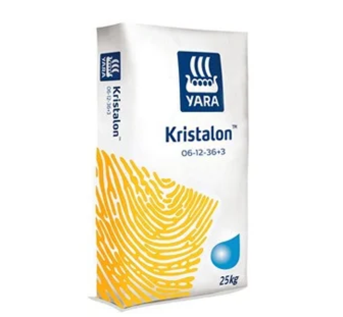 Удобрение YaraMila KRISTALON (6-12-36) уп.25 кг