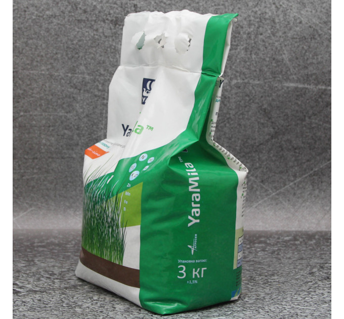 Удобрение YaraMila для газона, мешок 3 кг, весна-лето