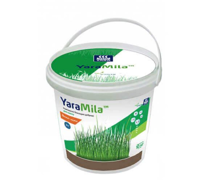 Удобрение YaraMila для газона, ведро 10 кг, весна-лето