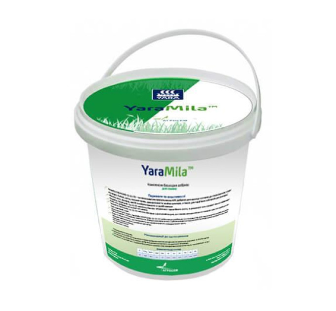 Удобрение YaraMila для газона, ведро 10 кг, весна-лето