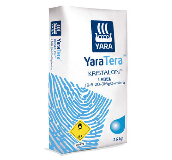 Добриво YaraTera KRISTALON 19-6-20 Blue Lable, 25 кг