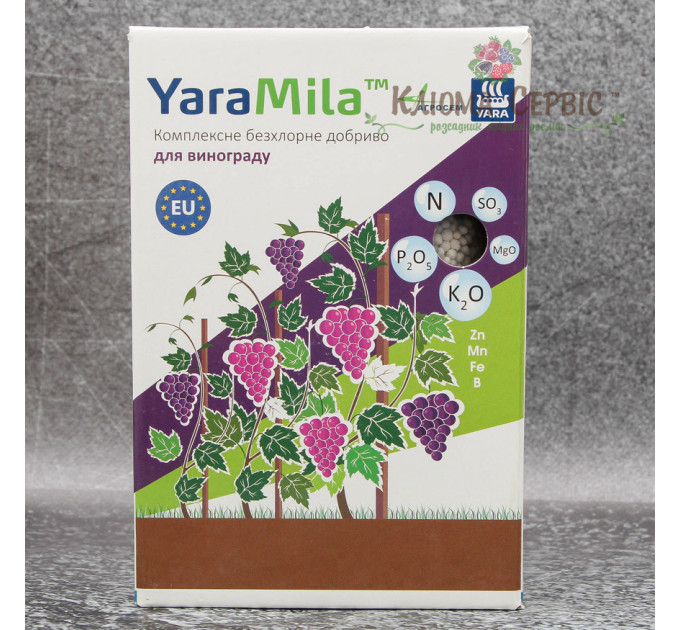 Удобрение YaraMila для винограда, коробка 1 кг, весна-лето