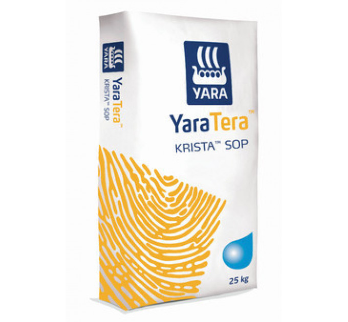 Добриво YaraTera KRISTA SOP, 25 кг