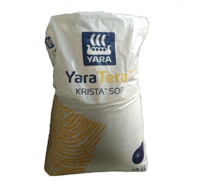 Добриво YaraTera KRISTA SOP, 25 кг