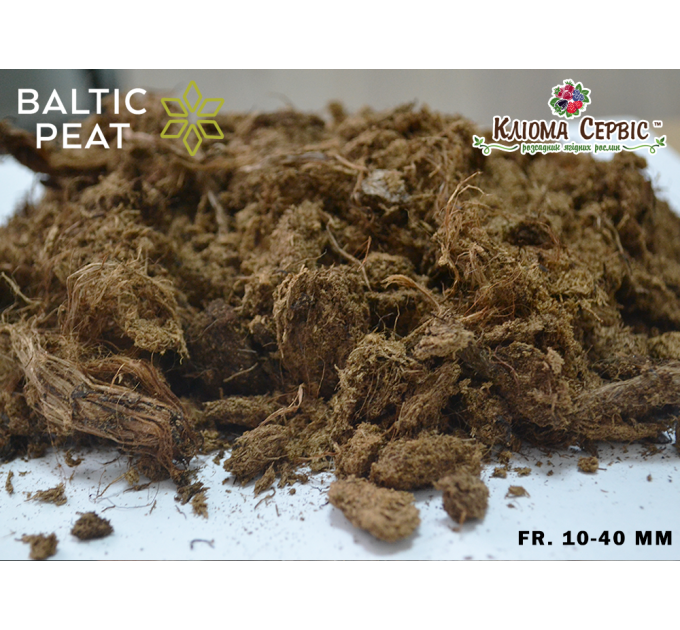 Верховой торф 3.5-4.5 pH 10-40 мм 150 л, Baltic Peat (без доставки)