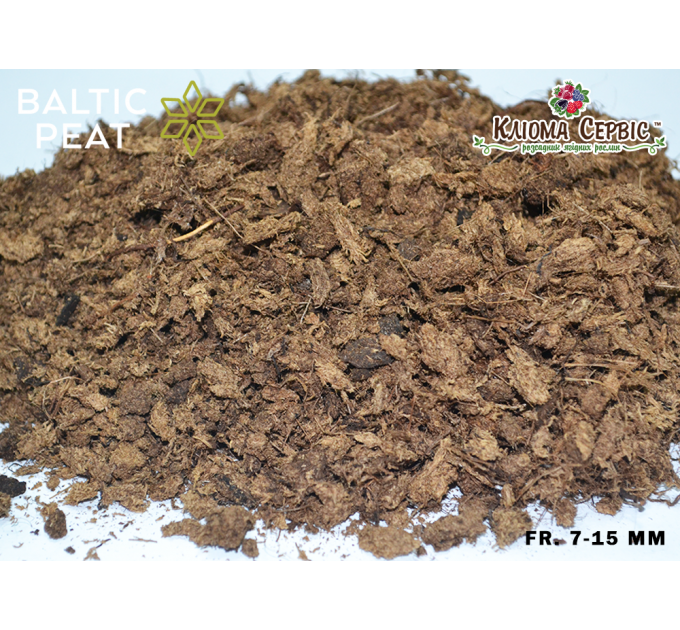 Верховий торф 5.5-6.5 pH 7-20 мм 250 л, Baltic Peat