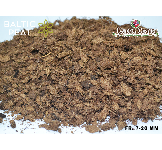 Верховой торф 5.5-6.5 pH 7-20 мм 150 л, Baltic Peat