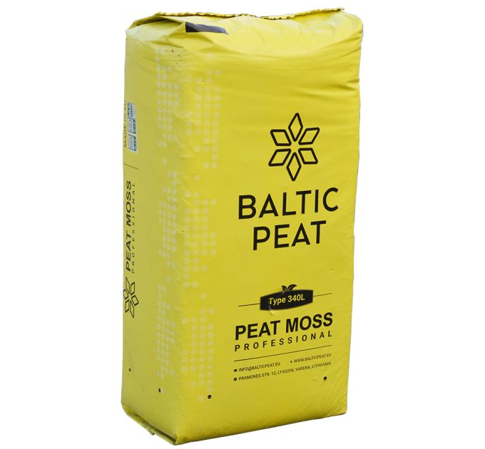 Верховой торф 5.5-6.5 pH 7-20 мм 150 л, Baltic Peat