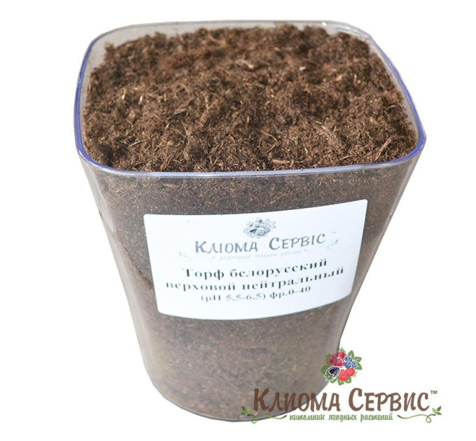 Торф нейтральный pH 5.5-6.5 0-30 мм 5000 л, Беларусь
