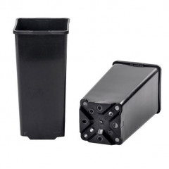 Горшок квадратный высокий 1.7 л 10.5*10.5*21.5, Donkwiat HS1.7