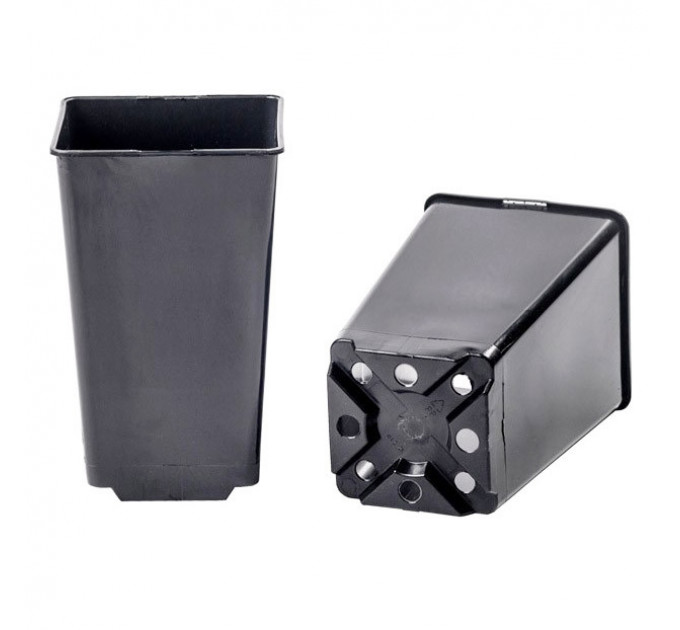 Горшок квадратный высокий 2 л 12*12*19.5, Donkwiat HS2A