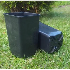 Горшок квадратный высокий 3.5 л 16*16*20, Donkwiat HS3.5