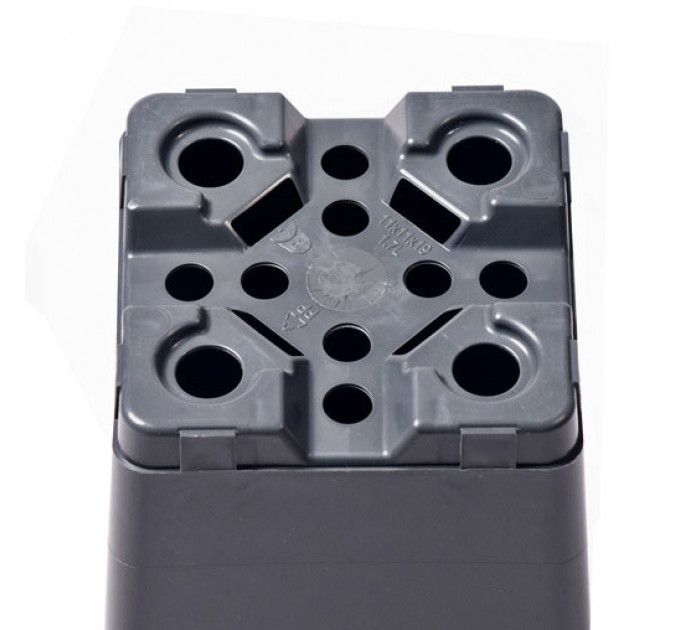 Горшок квадратный высокий 1,7 л 11*11*19, Donkwiat HS1.7A