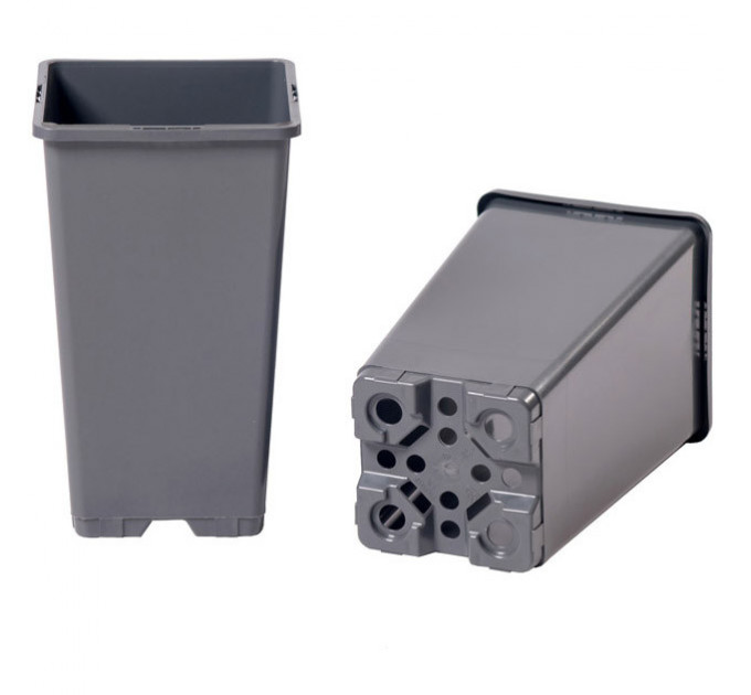 Горшок квадратный высокий 1,7 л 11*11*19, Donkwiat HS1.7A