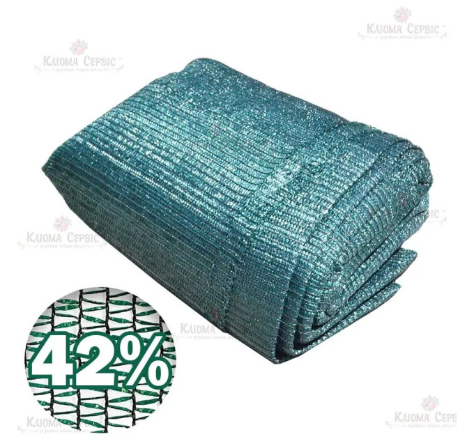 Затіняюча сітка 42% Marma 4х5 м зелена непрошита
