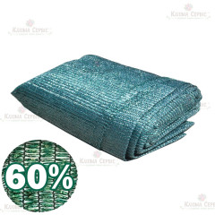 Затеняющая сетка 60% Marma 3х10 м зеленая непрошитая