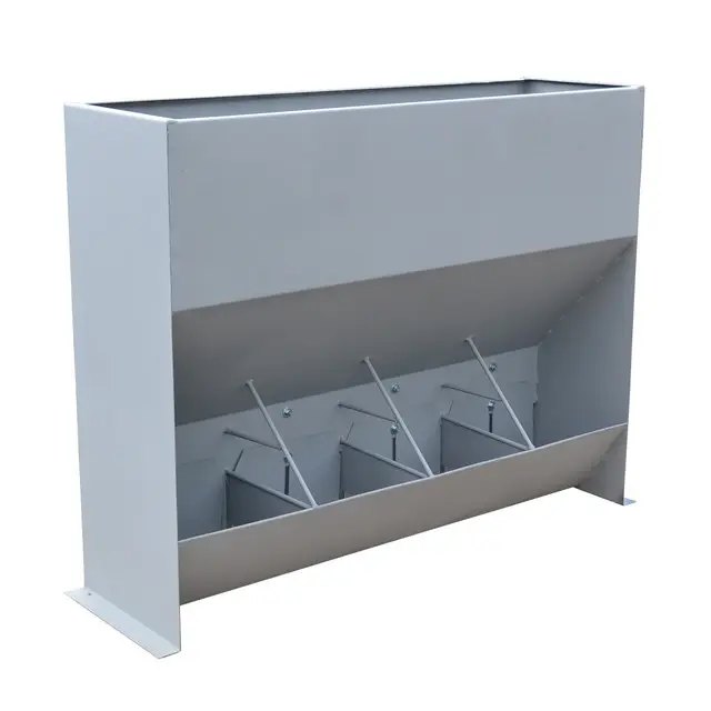 Бункерна годівниця для свиней на 4 кормоместа